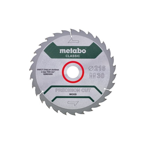 Пилкове полотно «precision cut wood - classic», 216x30 Z30 WZ 22° /B (628653000)