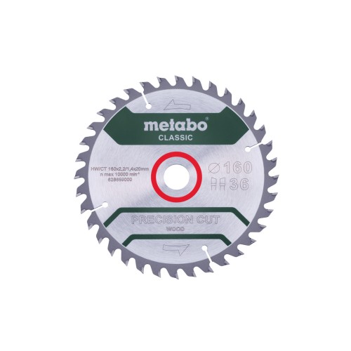 Пилкове полотно «precision cut wood - classic», 160x20 Z36 WZ 10° /B (628659000)