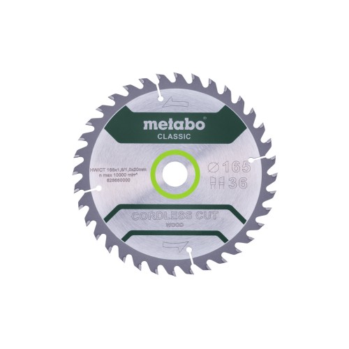 Пилкове полотно «cordless cut wood - classic», 165x20 Z36 WZ 15° /B (628660000)