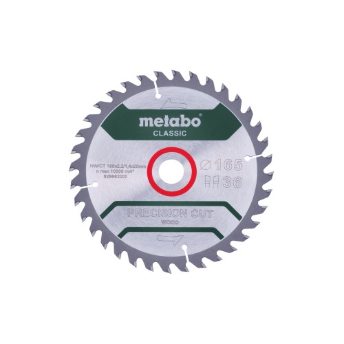 Пилкове полотно «precision cut wood - classic», 165x20 Z36 WZ 15° /B (628662000)
