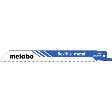 2 пилкових полотна для шабельних пилок «flexible metal», 150 x 0,9 мм (631130000)