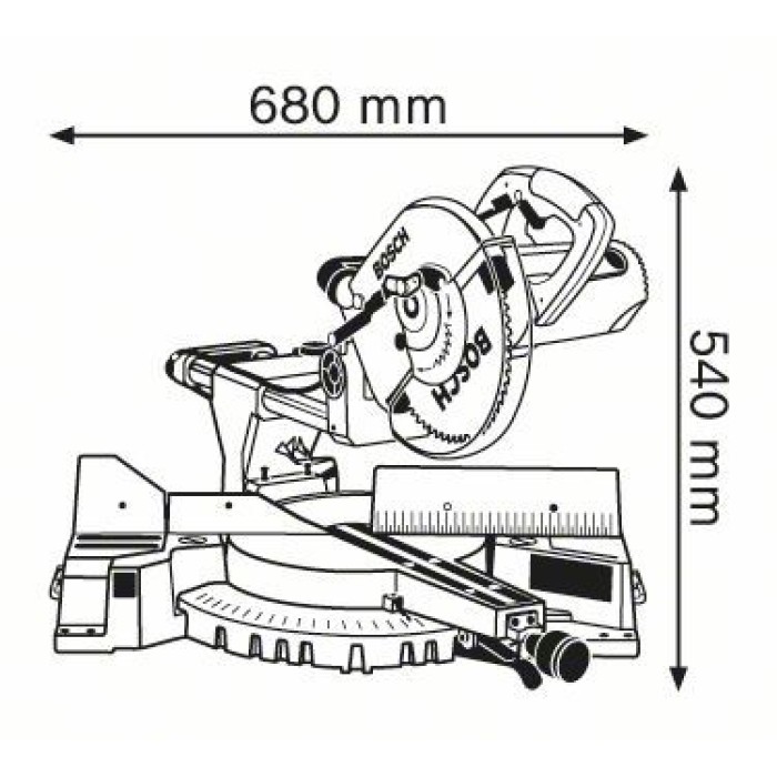 Торцювальна пила BOSCH GCM 10 S (0601B20508) Торцювальна пила BOSCH GCM 10 S (0601B20508)