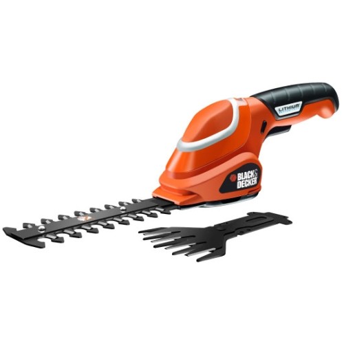 Акумуляторні ножиці для живоплоту BLACK+DECKER GSL700KIT