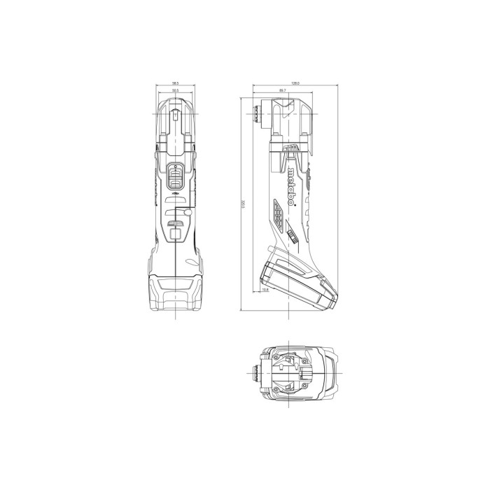 Акумуляторний універсальний різак METABO MT 18 LTX Compact (613021510) Акумуляторний універсальний різак METABO MT 18 LTX Compact (613021510)