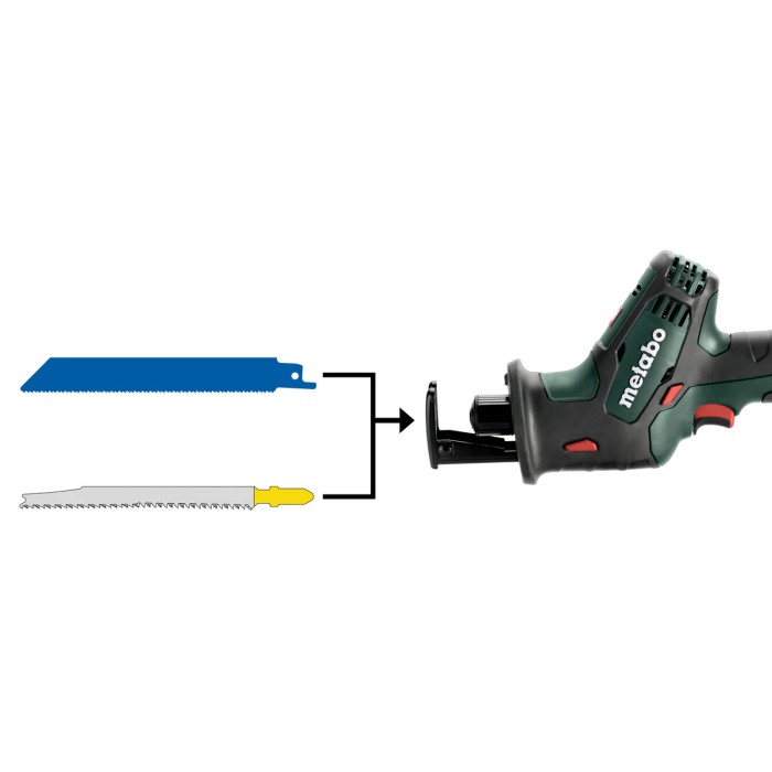 Акумуляторна шабельна пила METABO SSE 18 LTX Compact (602266500) Акумуляторна шабельна пила METABO SSE 18 LTX Compact (602266500)