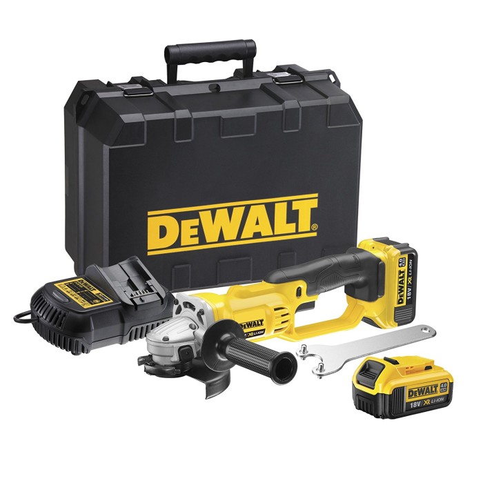Акумуляторна кутова шліфмашина DeWALT DCG412M2 Акумуляторна кутова шліфмашина DeWALT DCG412M2