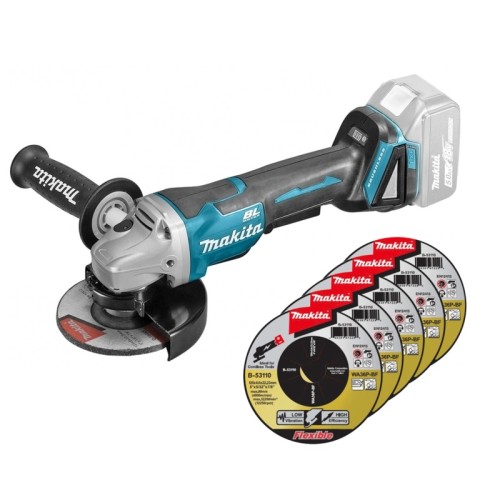 Акумуляторна кутова шліфмашина MAKITA DGA 504ZX2 (без акумулятора)