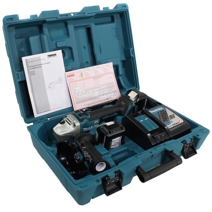 Акумуляторна кутова шліфмашина MAKITA DGA 506 RME Акумуляторна кутова шліфмашина MAKITA DGA 506 RME
