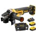 Акумуляторна кутова шліфмашина DeWALT DCG405P2