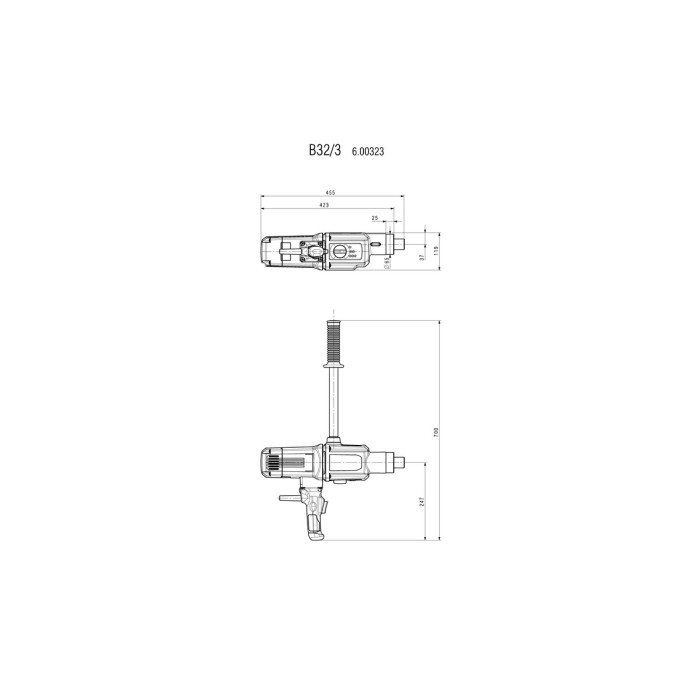 Дриль METABO B 32/3 (600323000) Дриль METABO B 32/3 (600323000)