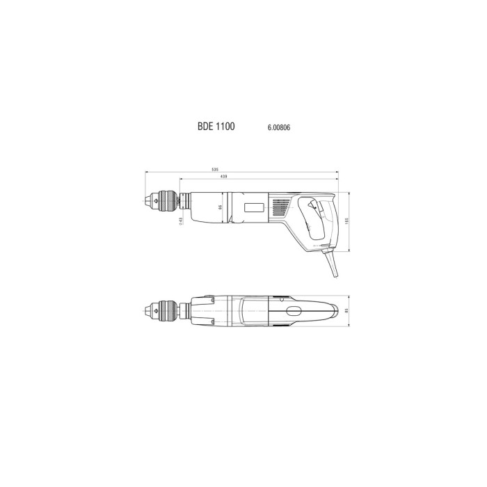 Дриль METABO BDE 1100 (600806000) Дриль METABO BDE 1100 (600806000)