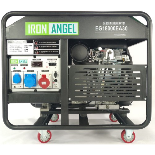 Генератор бензиновий IRON ANGEL EG18000EA30 (з блоком автоматики)