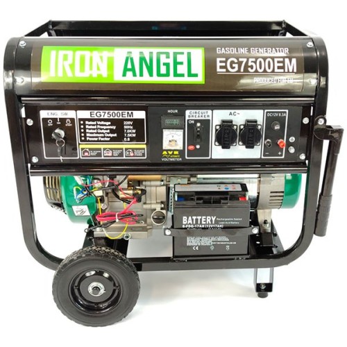 Генератор бензиновий IRON Angel EG 7500 EМ