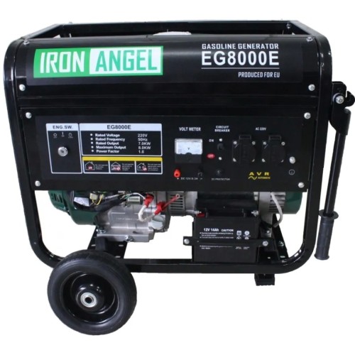 Генератор бензиновий IRON ANGEL EG 8000 E