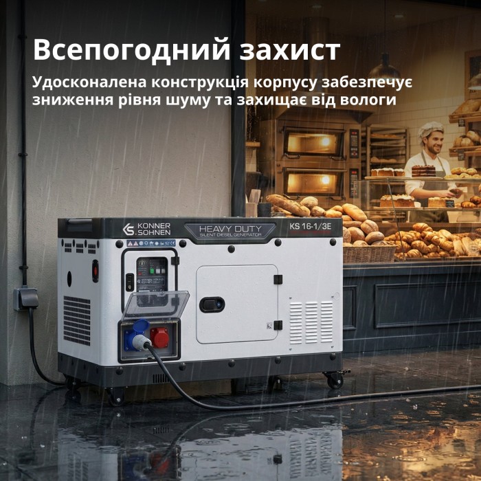 Дизельний генератор KS 16-1/3E Дизельний генератор KS 16-1/3E