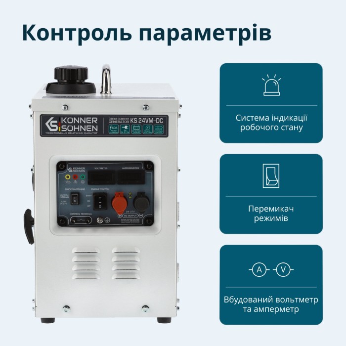 Генератор постійної напруги KS 24VM-DC Генератор постійної напруги KS 24VM-DC