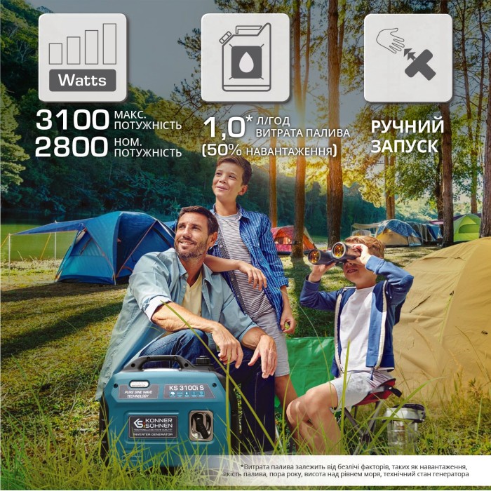 Інверторний генератор KS 3100i S Інверторний генератор KS 3100i S