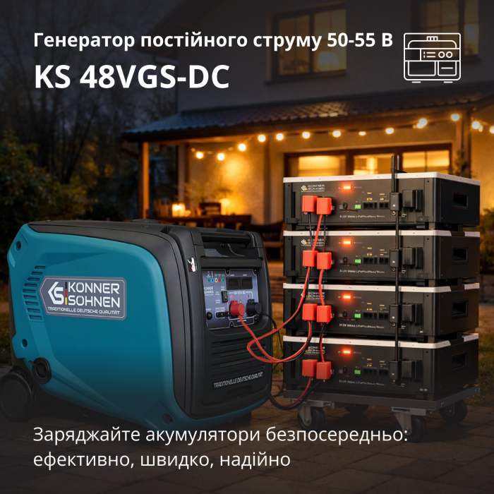 Генератор постійної напруги KS 48VGS-DC версія 50-55В Генератор постійної напруги KS 48VGS-DC версія 50-55В
