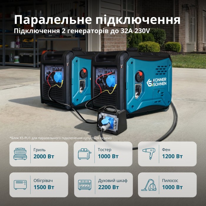 Інверторний генератор KS 6000iE S Інверторний генератор KS 6000iE S
