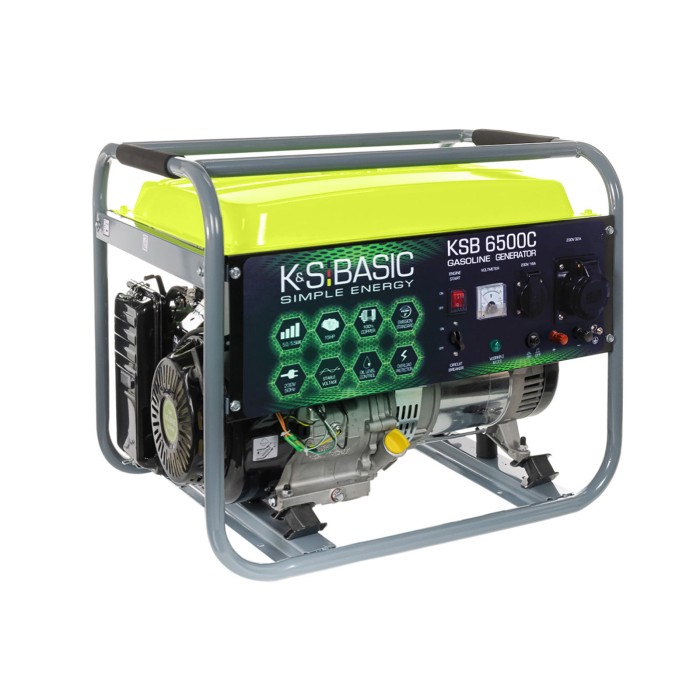 Бензиновий генератор «K&S BASIC» KSB 6500C Бензиновий генератор «K&S BASIC» KSB 6500C