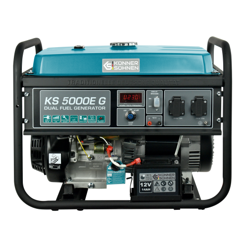 Генератор газобензиновий «Könner & Söhnen» KS 5000E G