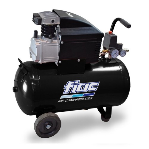 Компресор поршневий F5020 BLACK FIAC 220V 8 бар, ресивер 50 л, продуктивність 10,20 м3/годину