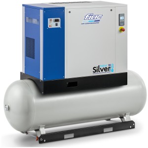 Гвинтовий компресор з осушувачем NEW SILVER 20 500D 10 400/50CE (10 БАР-1677 л/хв) з осушувачем