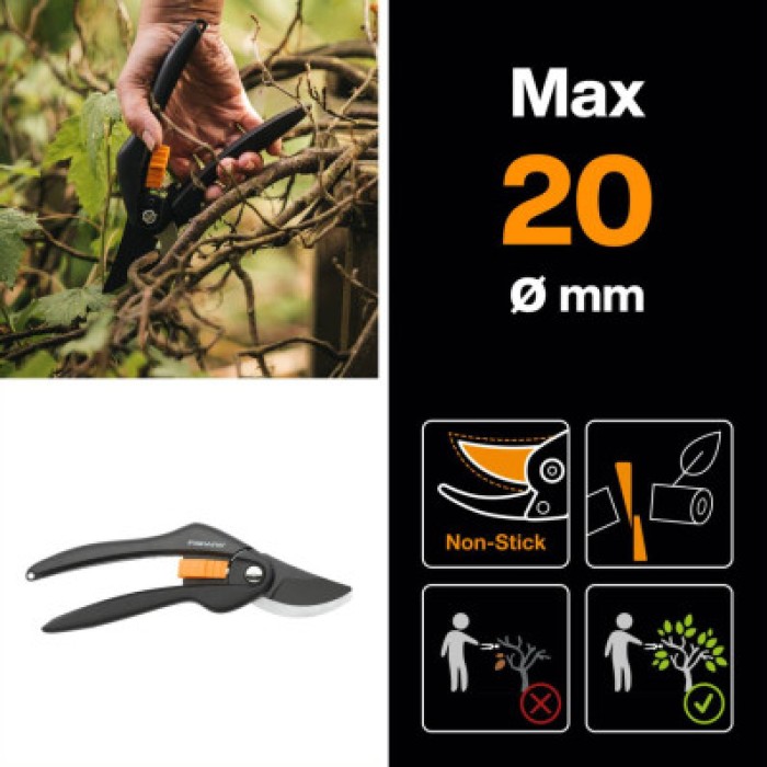 Секатор площинний FISKARS SingleStep P26, 20.8см, 200г (F) Секатор площинний FISKARS SingleStep P26, 20.8см, 200г (F)