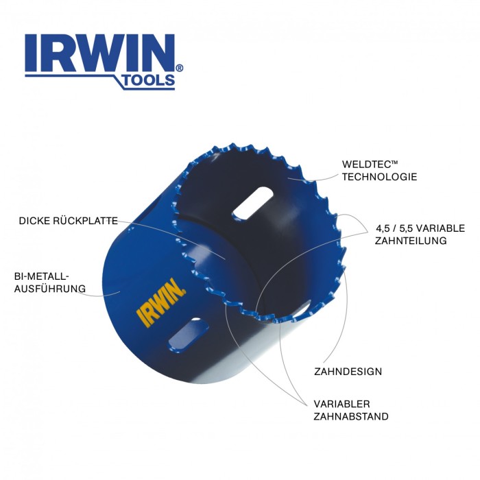 Коронка по металу IRWIN біметалева 27 мм Коронка по металу IRWIN біметалева 27 мм