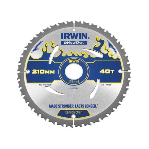 Диск для пили по деревоматеріалам IR WT CSB 210MM/40T