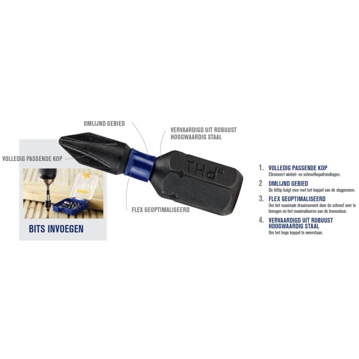 Біти IMPACT PRO 1/4 Біти IMPACT PRO 1/4
