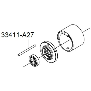 Ремкомплект гайковерта 33411-040 (штіфт фіксації циліндра)