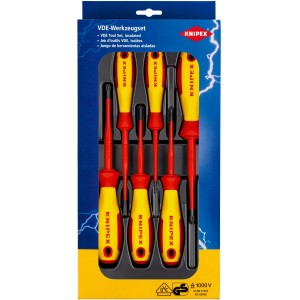 Набір викруток ізольованих тонких VDE KNIPEX 00 20 12 V04, шліц Phillips/Pozidriv