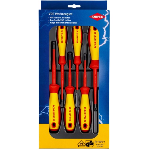 Набір викруток ізольованих тонких VDE KNIPEX 00 20 12 V04, шліц Phillips/Pozidriv