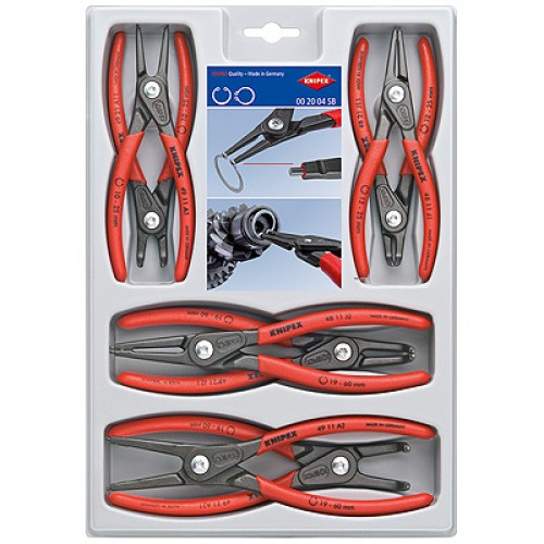 Набір прецизійних щипців для стопорних кілець KNIPEX 00 20 04 SB