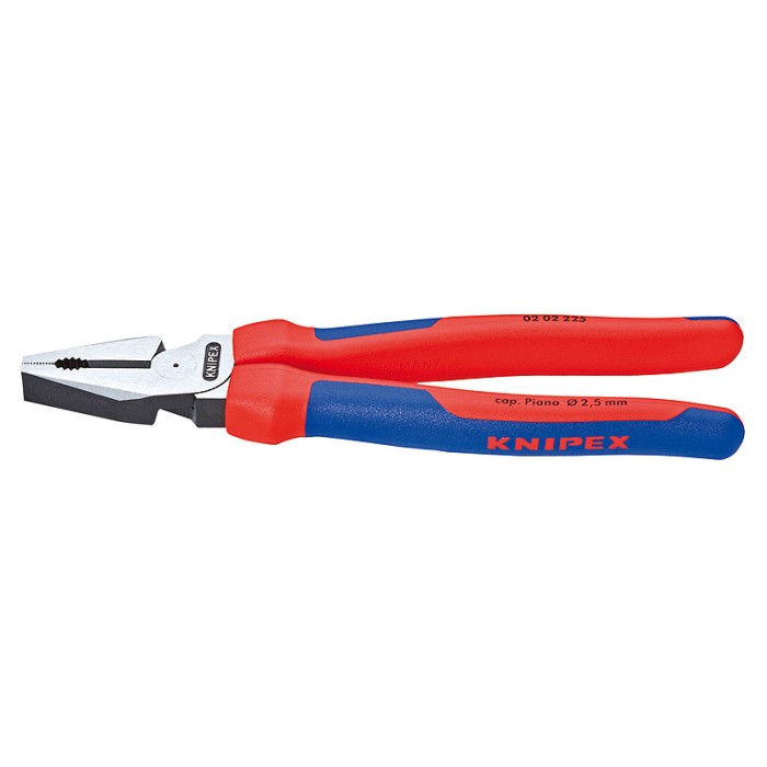 Плоскогубці комбіновані особливої потужності Knipex 02 02 225 SB Плоскогубці комбіновані особливої потужності Knipex 02 02 225 SB