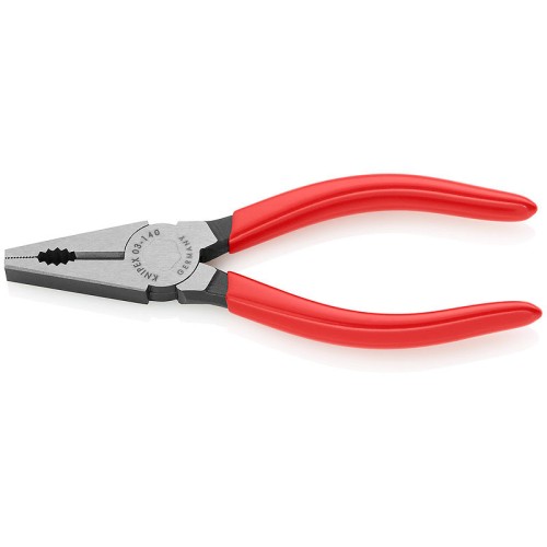 Пасатижі (плоскогубці) комбіновані Ø9,0мм, 140мм KNIPEX 03 01140 SB, фосфатовані