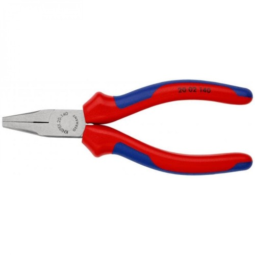 Плоскогубцы с гладкими губками KNIPEX 20 02 140 SB