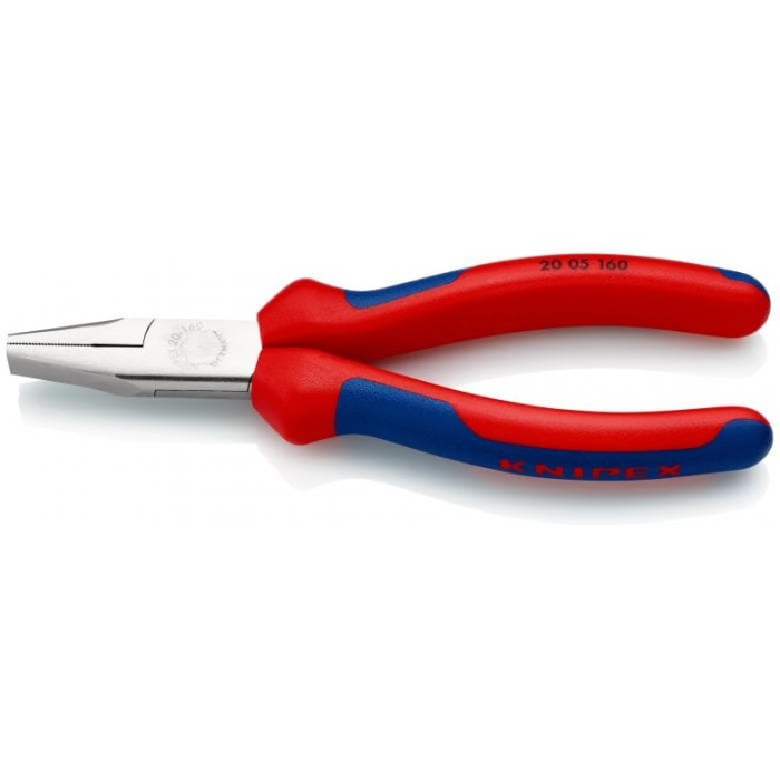 Плоскогубці з гладкими губками KNIPEX 20 05 160 Плоскогубці з гладкими губками KNIPEX 20 05 160