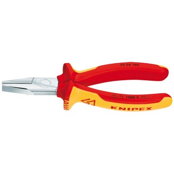 Плоскогубці з гладкими губками KNIPEX 20 06 160