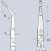 Плоскі круглогубці з ріжучими крайками 25 25 160