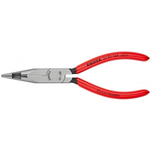 Плоскі круглогубці з ріжучими крайками в середній частині KNIPEX 27 01 160