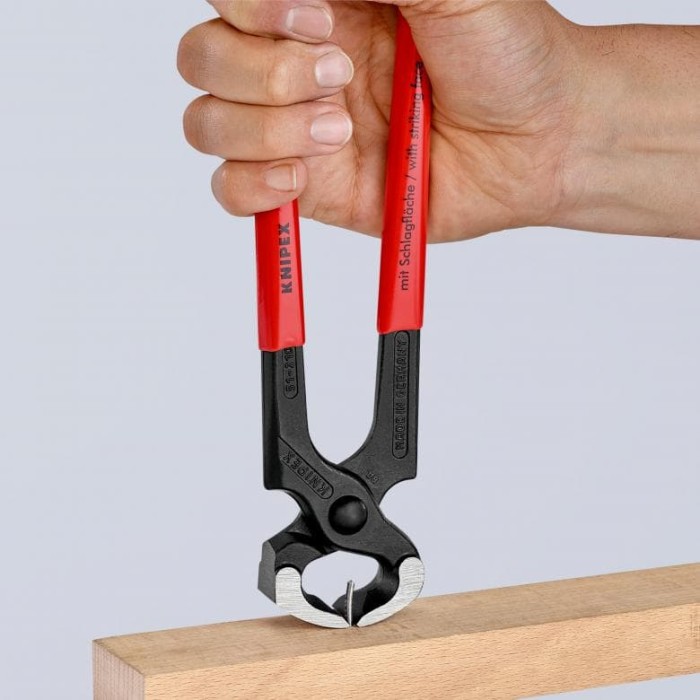 Кусачки-молоток (кліщі) для підковування коней, 25,5мм KNIPEX 55 00 300, фосфатовані Кусачки-молоток (кліщі) для підковування коней, 25,5мм KNIPEX 55 00 300, фосфатовані
