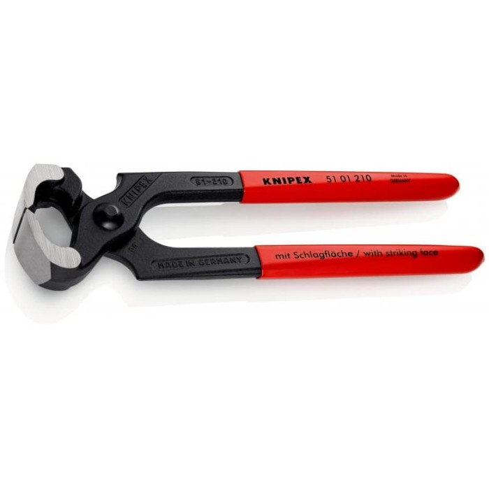 Кусачки-молоток (кліщі) для підковування коней, 25,5мм KNIPEX 55 00 300 SB, фосфатовані Кусачки-молоток (кліщі) для підковування коней, 25,5мм KNIPEX 55 00 300 SB, фосфатовані