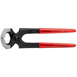 Кусачки-молоток (кліщі) для підковування коней, 25,5мм KNIPEX 55 00 300 SB, фосфатовані