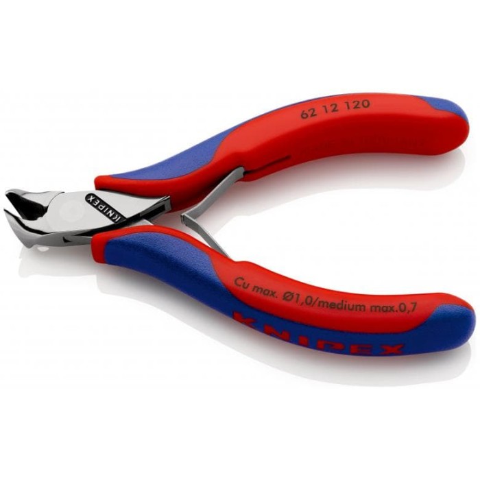 Кусачки кутові для електроніки KNIPEX 62 12 120 Кусачки кутові для електроніки KNIPEX 62 12 120
