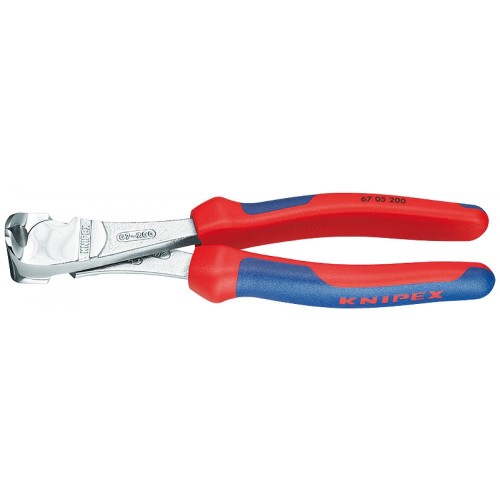 Кусачки торцеві (кліщі) особливої потужності, діаметр 5,0мм KNIPEX 67 05 200, хромовані