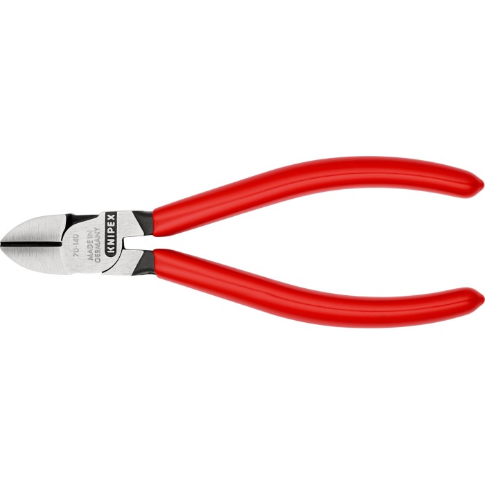 Кусачки бокові (бокорізи), діаметр 4,0мм, 140мм KNIPEX 70 01 140 EAN, фосфатовані Кусачки бокові (бокорізи), діаметр 4,0мм, 140мм KNIPEX 70 01 140 EAN, фосфатовані