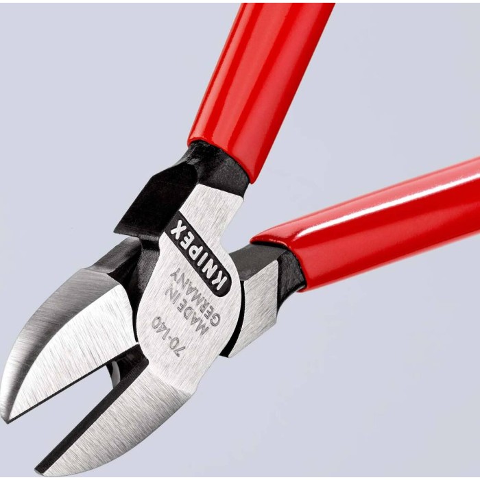 Кусачки бокові (бокорізи), діаметр 4,0мм, 140мм KNIPEX 70 01 140 EAN, фосфатовані Кусачки бокові (бокорізи), діаметр 4,0мм, 140мм KNIPEX 70 01 140 EAN, фосфатовані