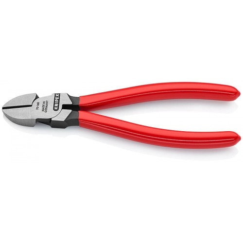 Кусачки бокові (бокорізи), діаметр 4,0мм, 160мм KNIPEX 70 01 160 EAN, фосфатовані